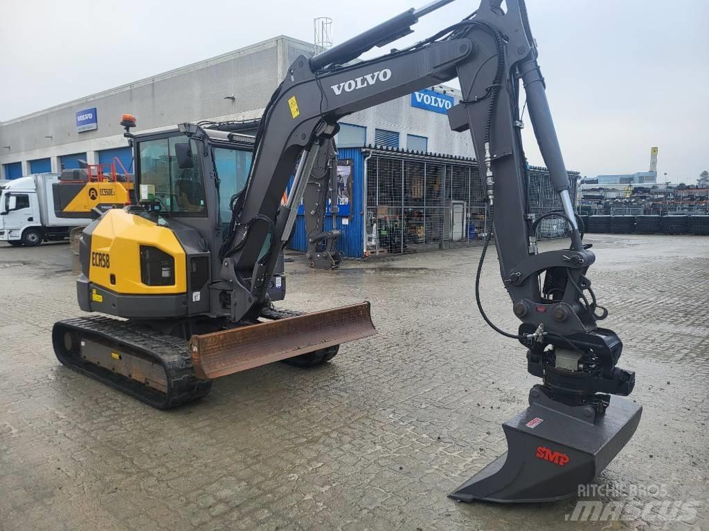 Volvo ECR58F Mini excavators  7t - 12t