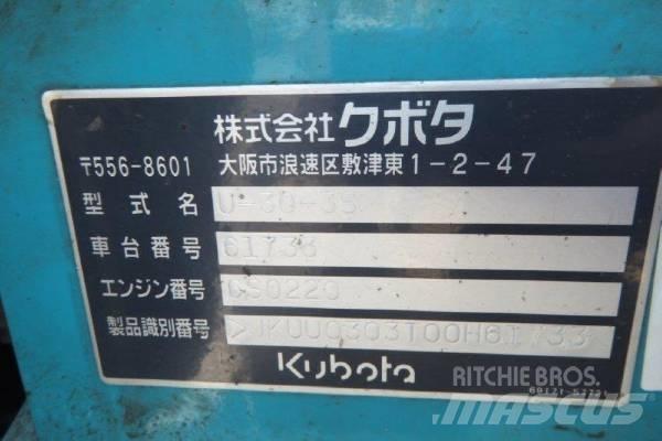 Kubota U-30-3S Mini excavators < 7t (Mini diggers)