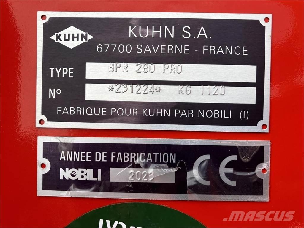 Kuhn BPR 280 Pro Pasture mowers and toppers
