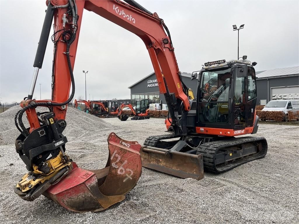 Kubota KX 080-4 Mini excavators  7t - 12t