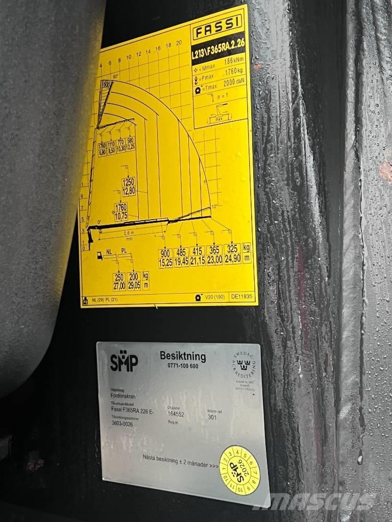 MAN Tgs 35.540 8x2-4 Truck mounted cranes