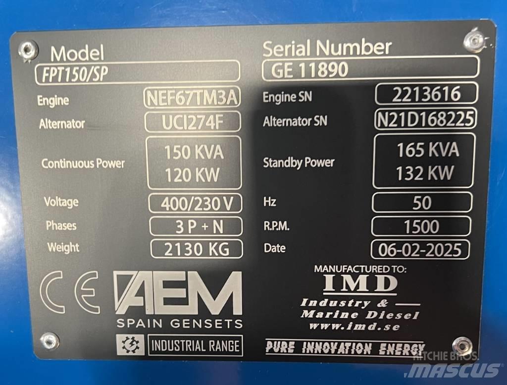  FPT 150/SP Diesel Generators