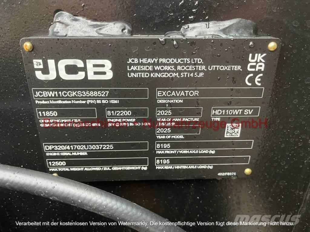 JCB Hydradig 110W Wheeled excavators