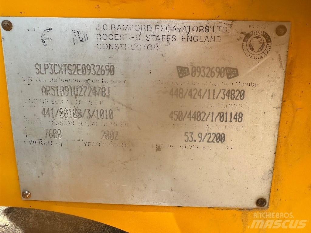 JCB 3 CX Backhoe