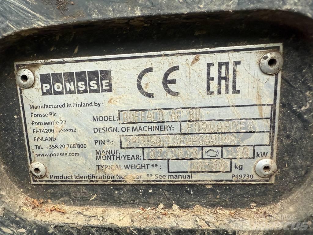Ponsse BUFFALO AF 8W Forwarders