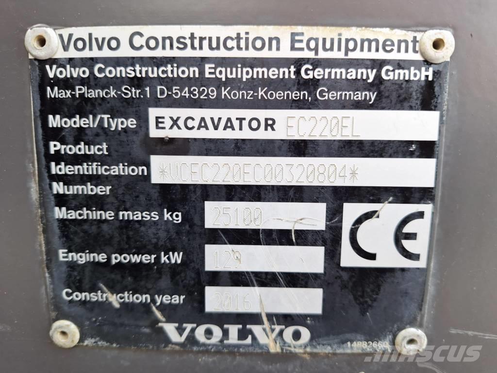 Volvo EC 220 EL Crawler excavators