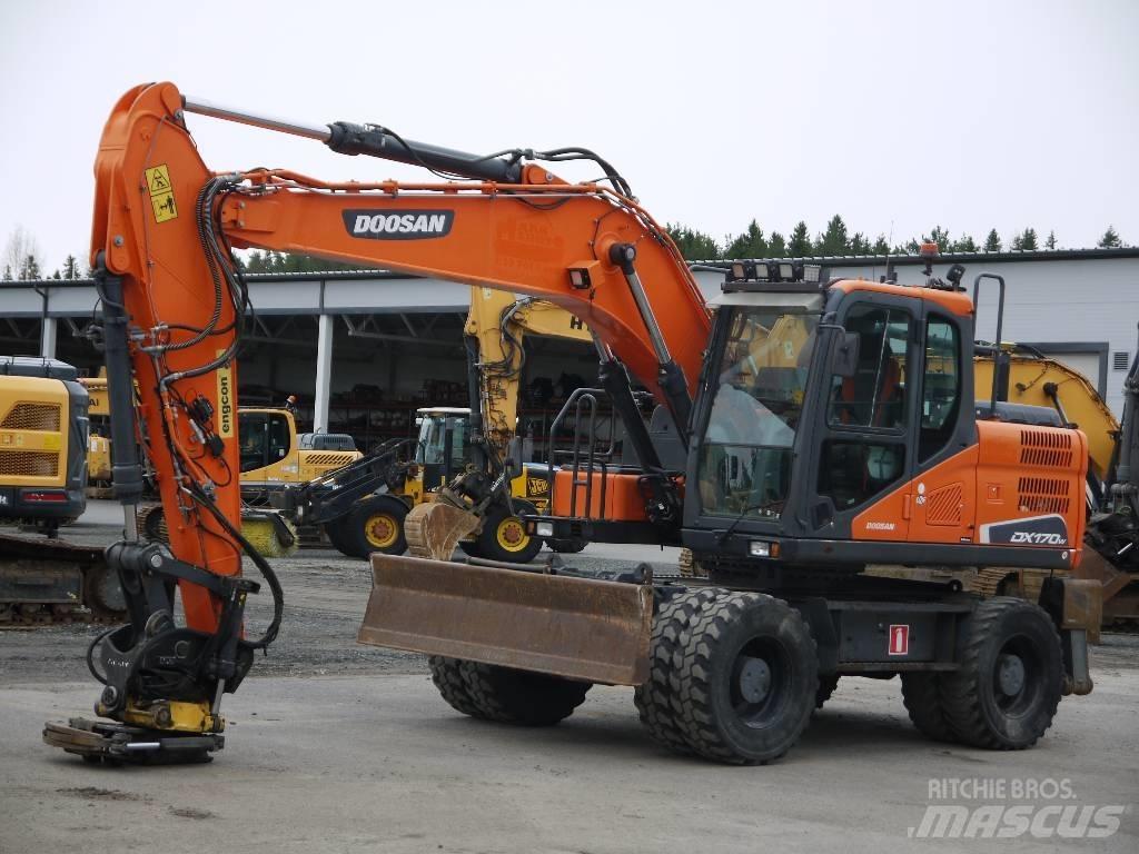 Doosan DX 170 W-5 Wheeled excavators