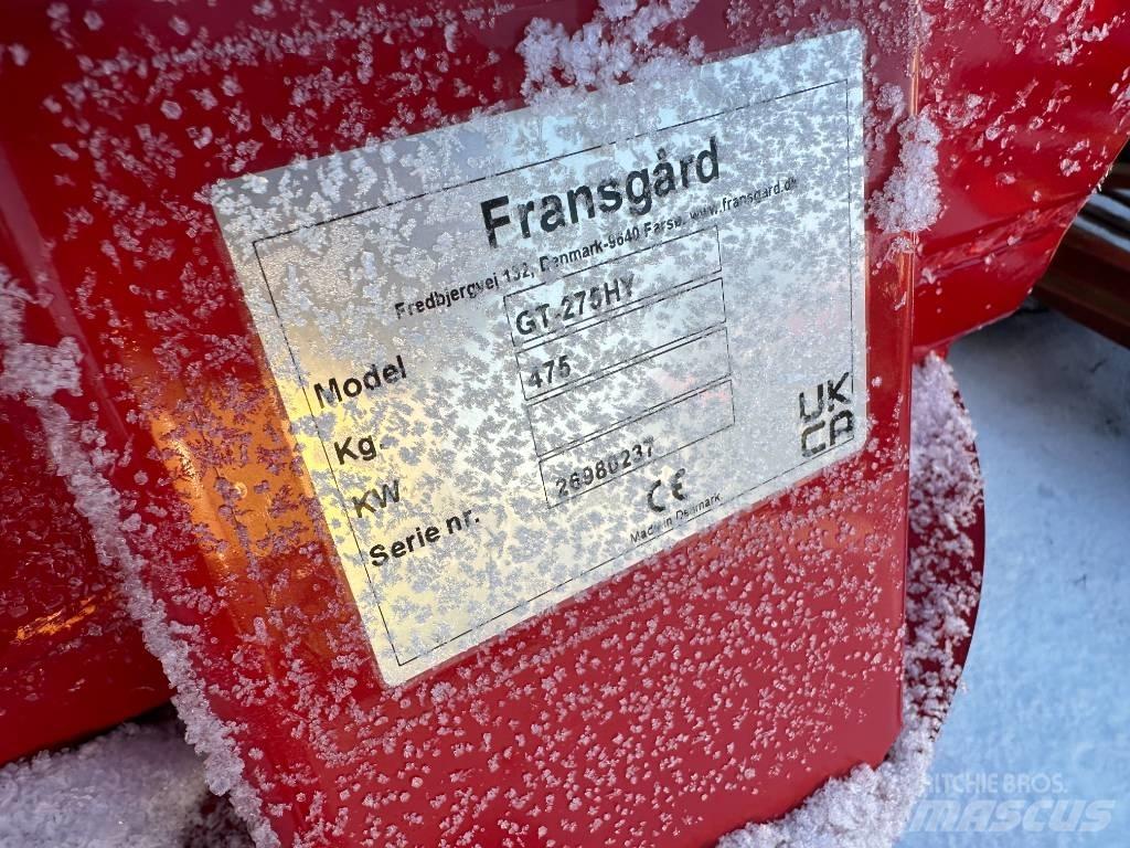 Fransgård GT 275 HY Snow blades and plows