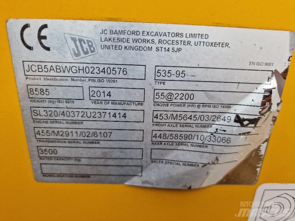 JCB 2014 JCB 535-95 Telescopic handlers