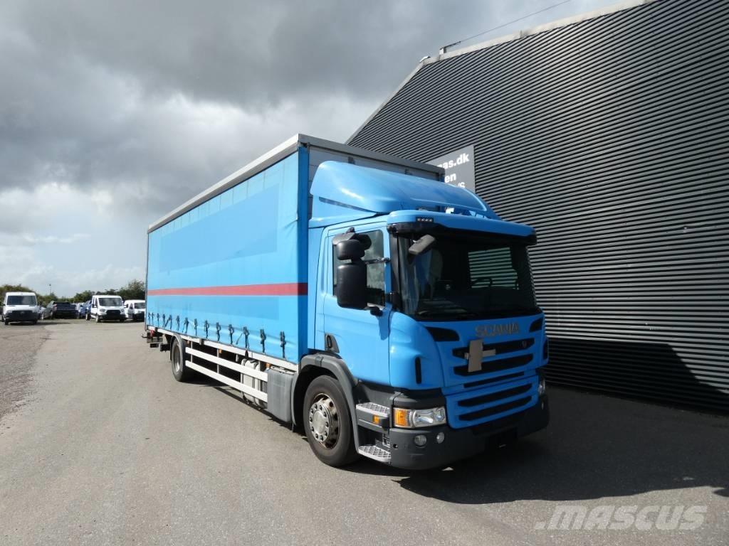 Scania P 250 Curtain sider trucks
