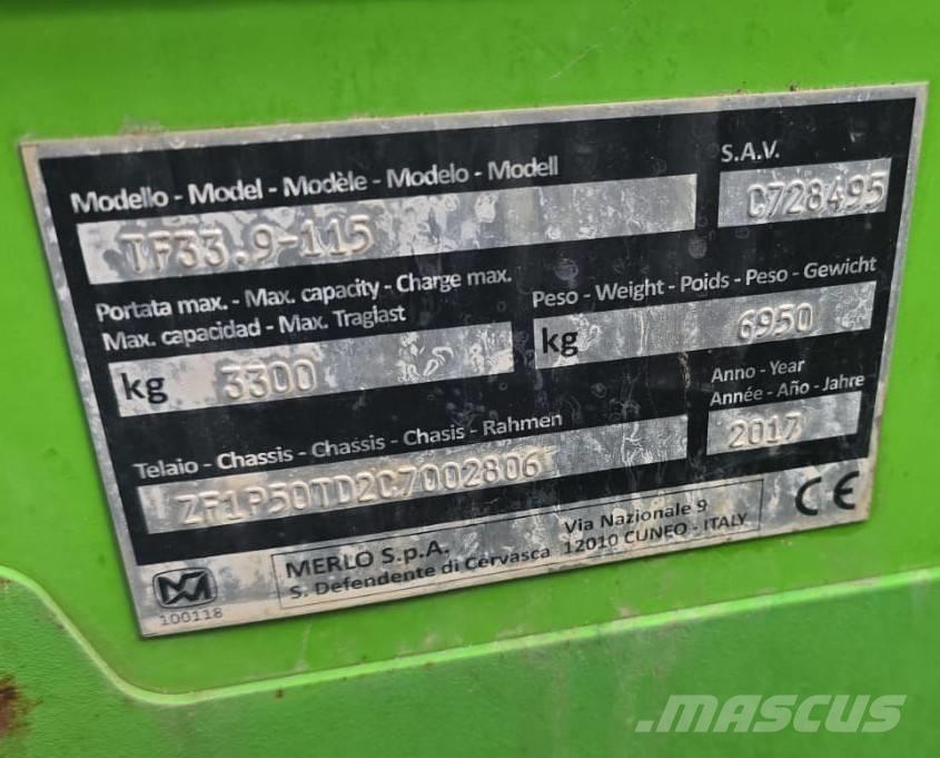 Merlo TF 33.9-115 Diesel trucks