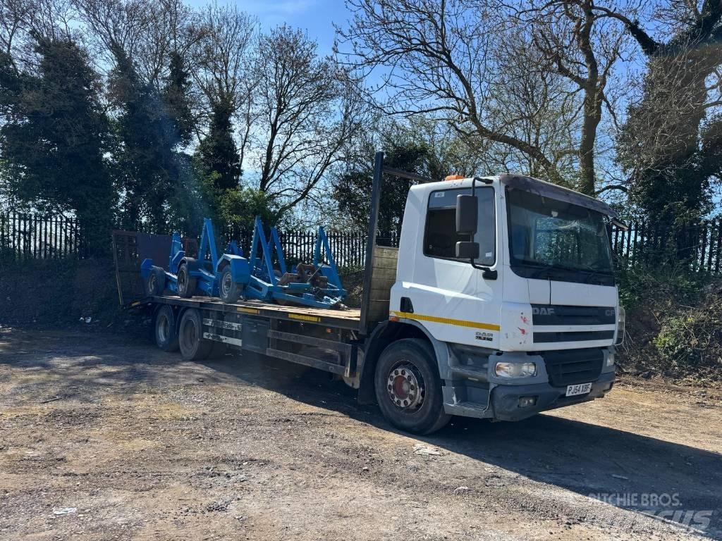 DAF DAF FAS CF75.310 Beavertail Flatbed / winch trucks