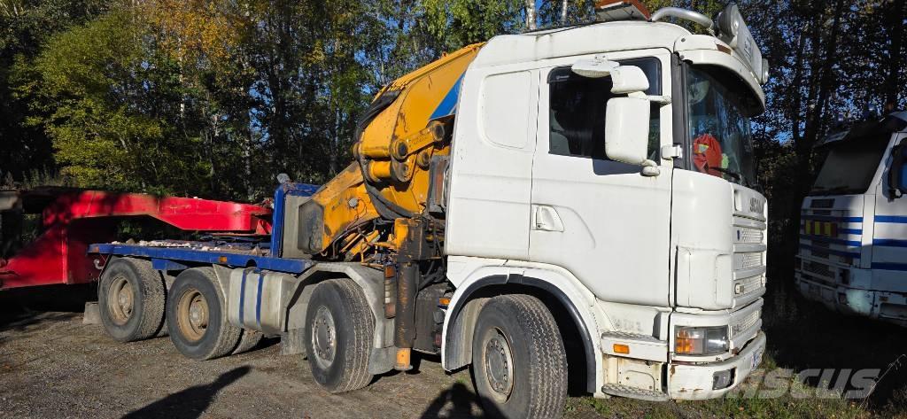 Scania R 144 G Truck mounted cranes