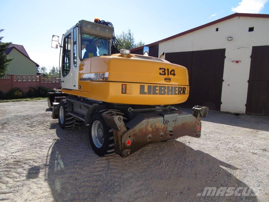 Liebherr A314 Wheeled excavators