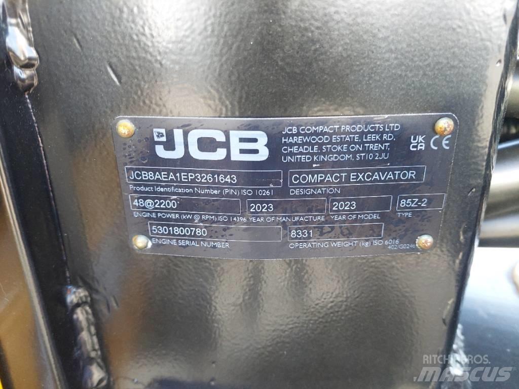 JCB 85 Z-2 Mini excavators  7t - 12t