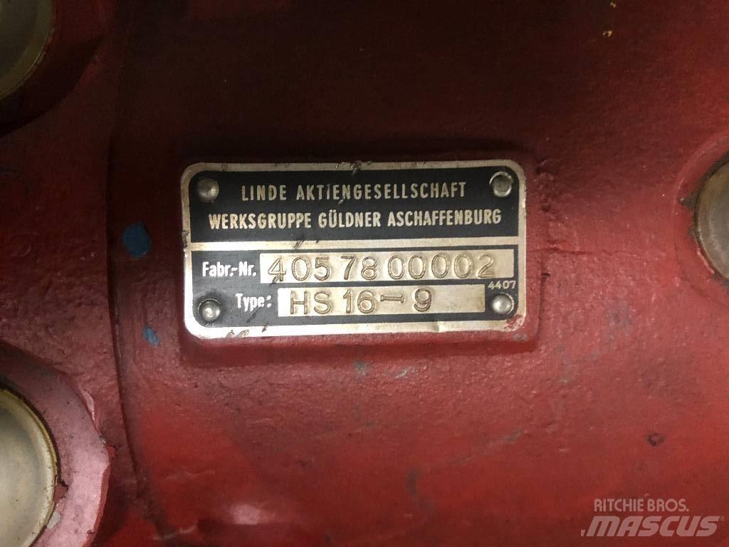 Linde HS16-9 Other components