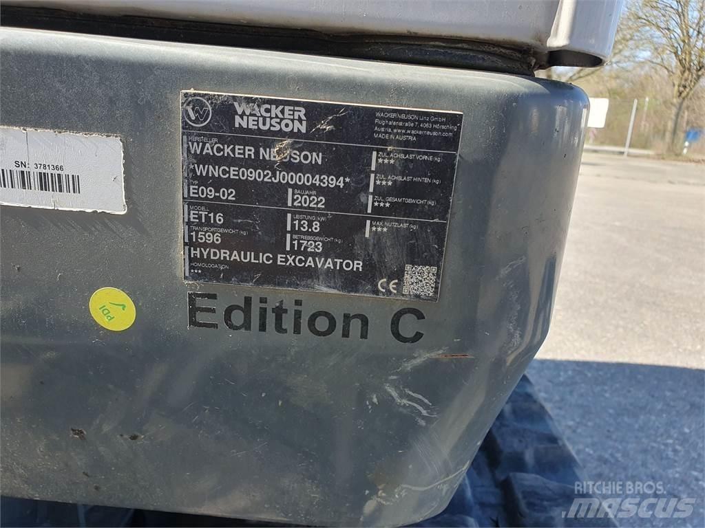 Wacker Neuson ET16 Crawler excavators
