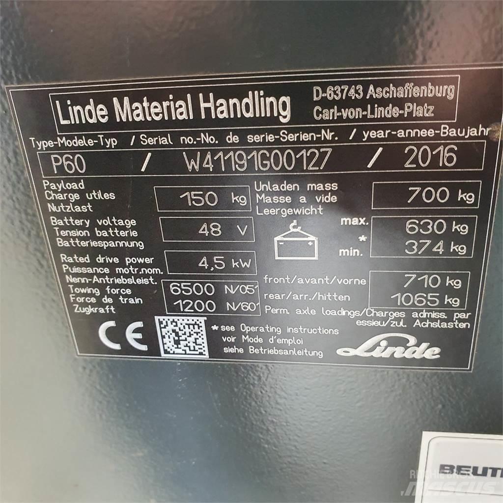 Linde P60 Tow truck