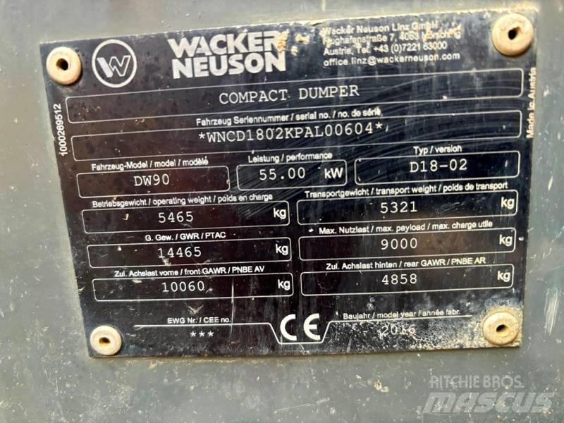 Wacker Neuson DW 90 Site dumpers