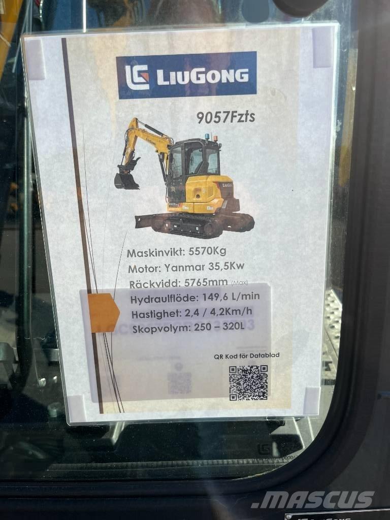 LiuGong 9057 FZTS Mini excavators < 7t (Mini diggers)