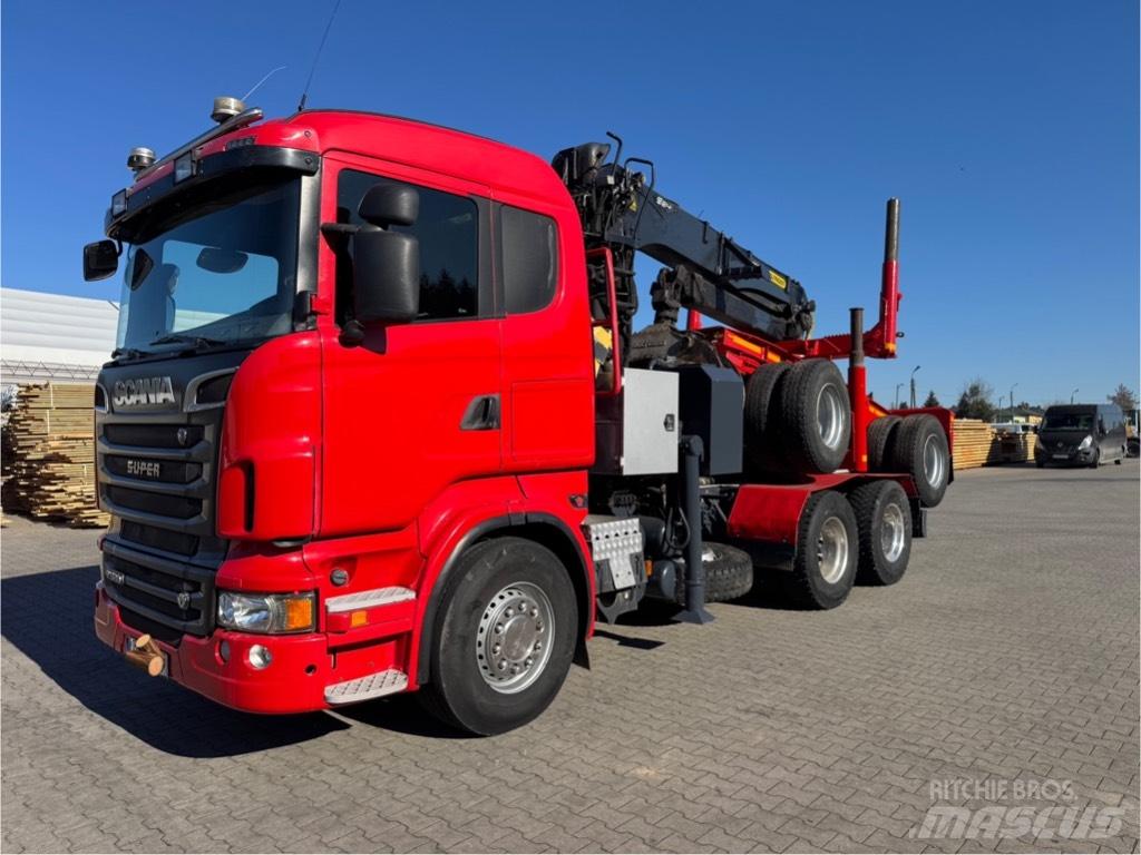 Scania R 560 Timber trucks