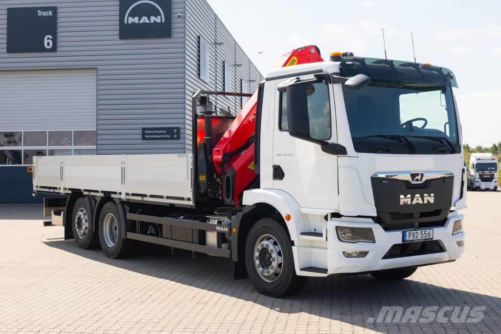 MAN TGM 26.320 6x2-4 Truck mounted cranes