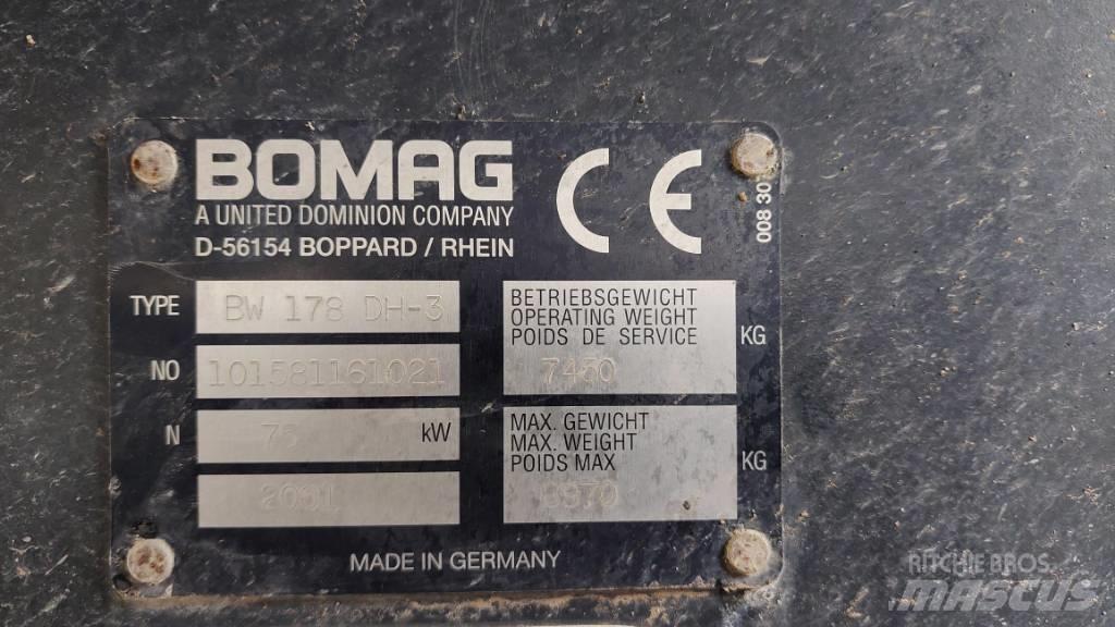 Bomag BW 178 D H-3 Twin drum rollers