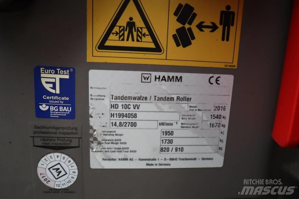 Hamm HD 10C VV Twin drum rollers