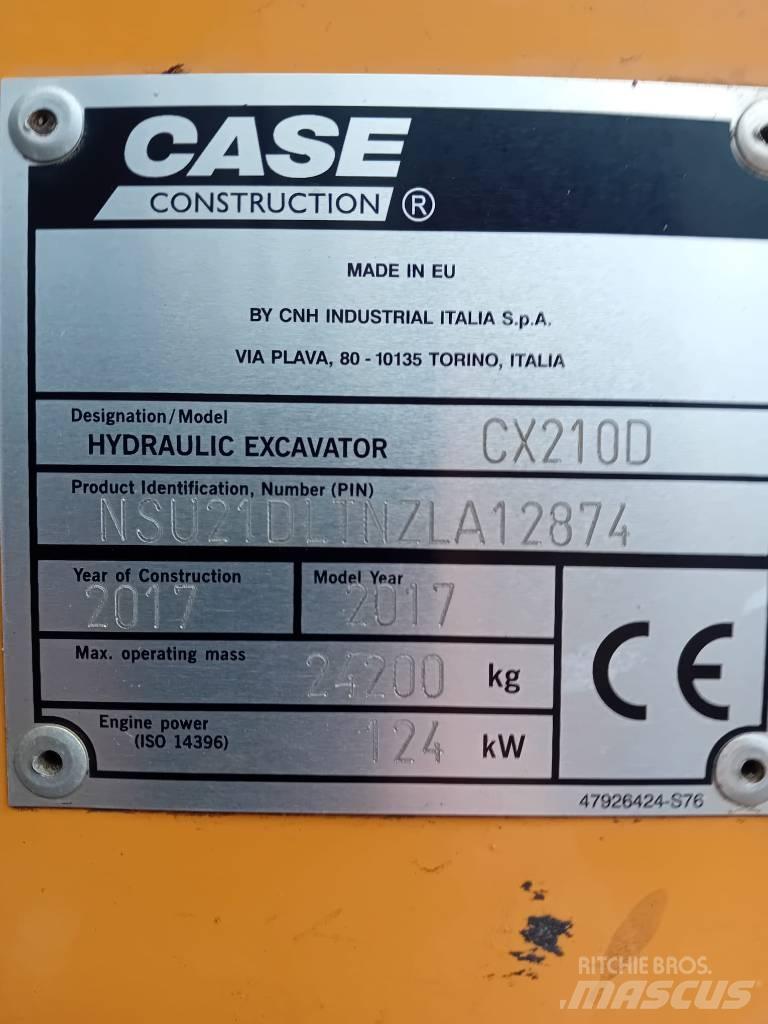 CASE CX 210 D Crawler excavators