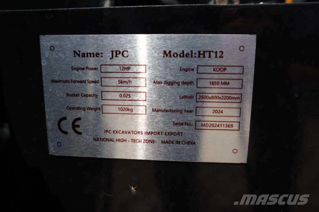 JPC HT12 Mini excavators < 7t (Mini diggers)