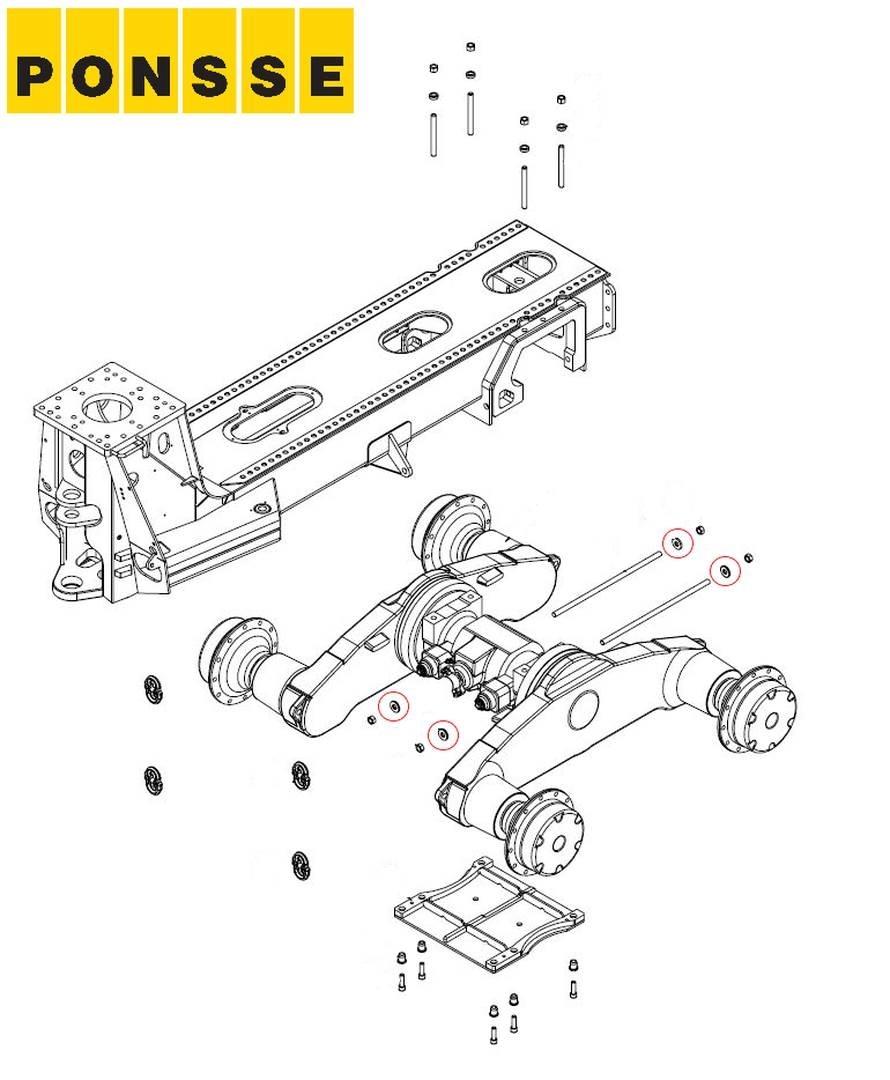 Ponsse 0062632 Chassis and suspension