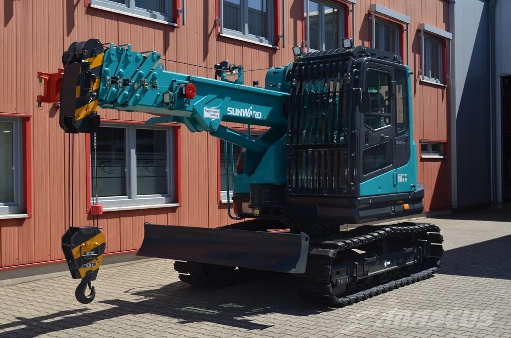 Sunward SWTC5D Track mounted cranes