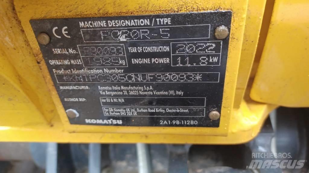 Komatsu PC 20 MR-5 Mini excavators < 7t (Mini diggers)