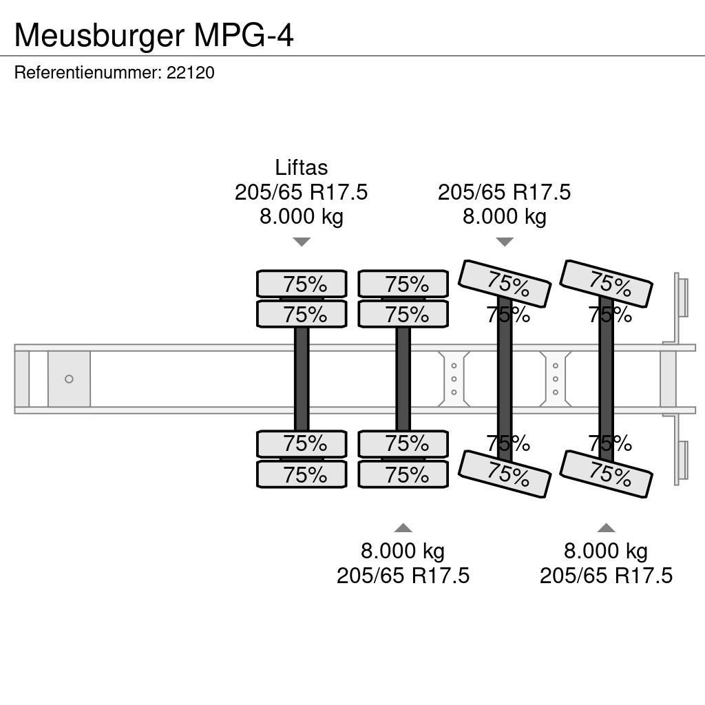 Meusburger MPG-4 Low loader-semi-trailers
