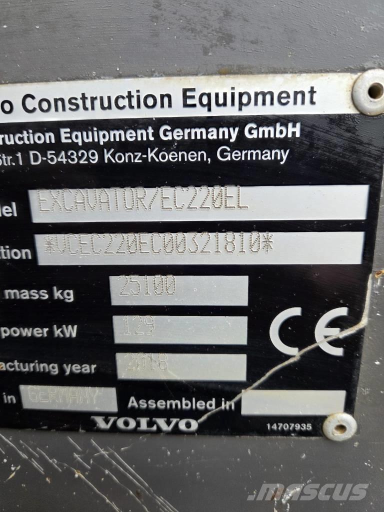 Volvo EC220EL Crawler excavators