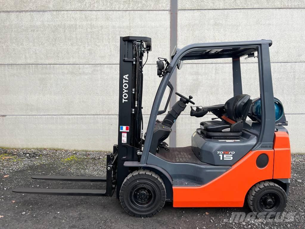 Toyota 02-8 FGF 15 LPG trucks