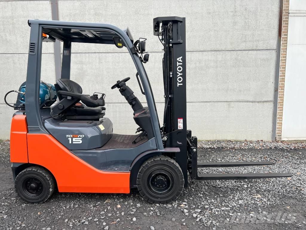 Toyota 02-8 FGF 15 LPG trucks