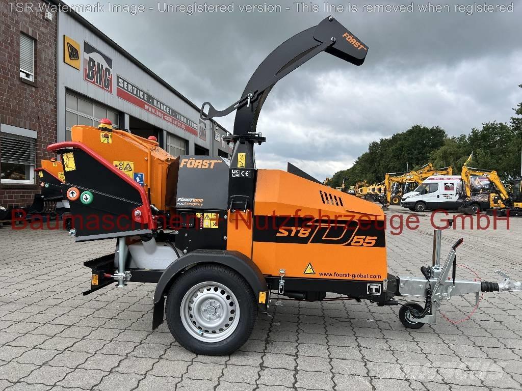  Först ST8D55 -Demo- Wood chippers