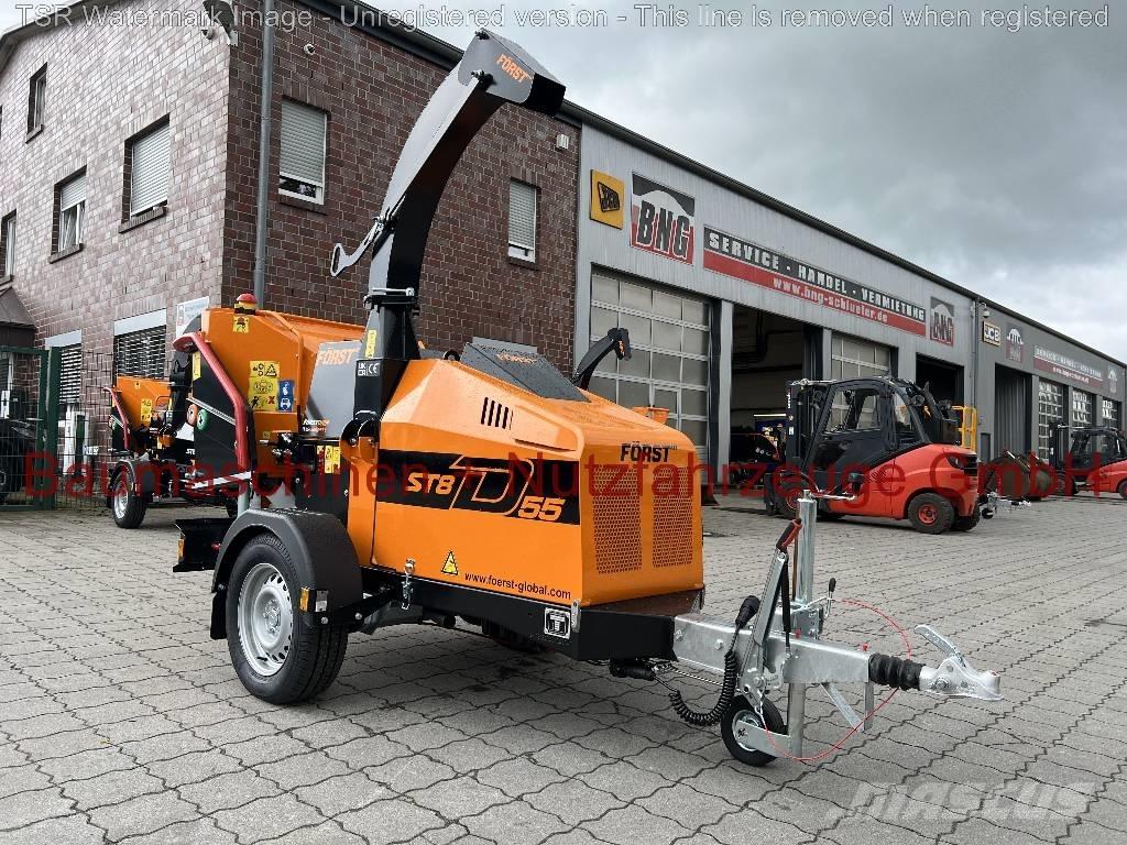  Först ST8D55 -Demo- Wood chippers