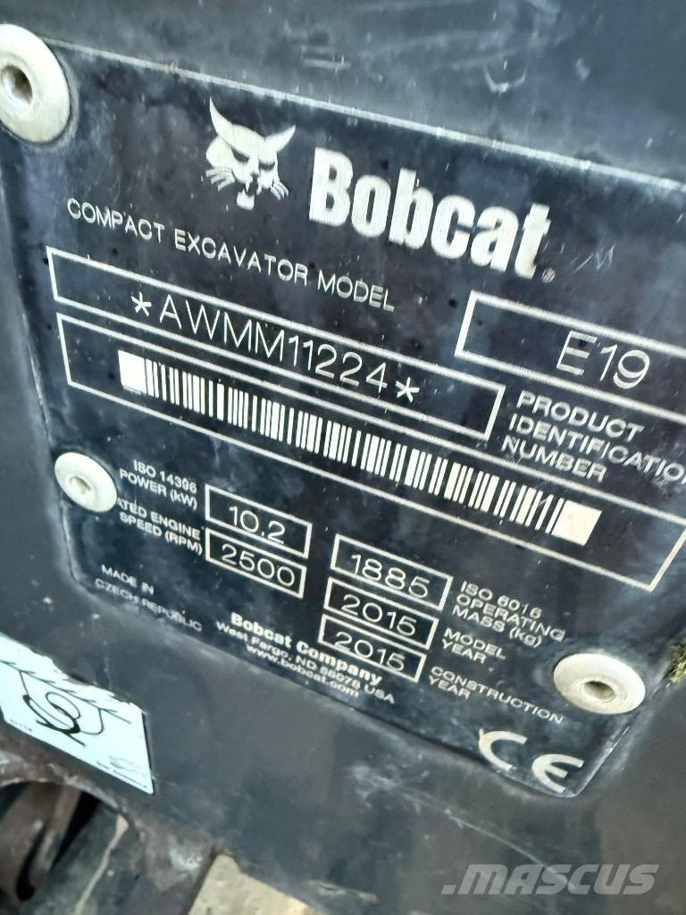 Bobcat E 19 Mini excavators < 7t (Mini diggers)