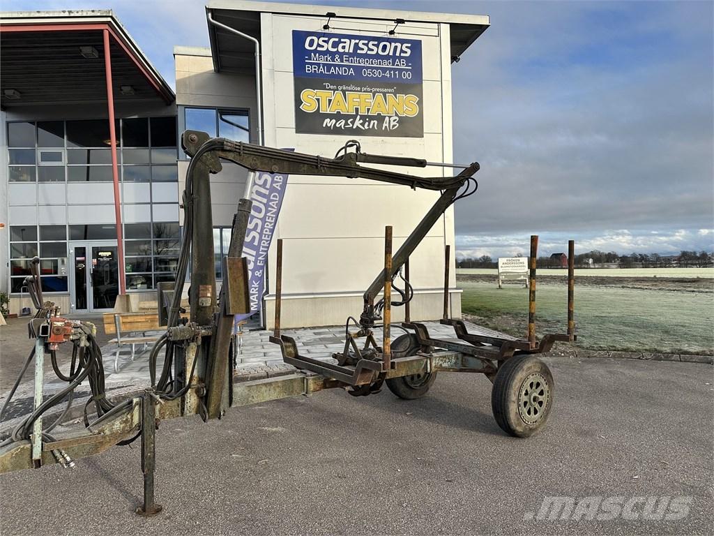  Enkelaxlad Vedkärra Forest trailers