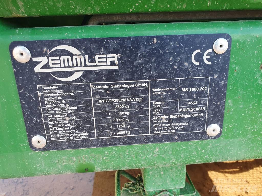 Zemmler MS 1600 Mobile screeners