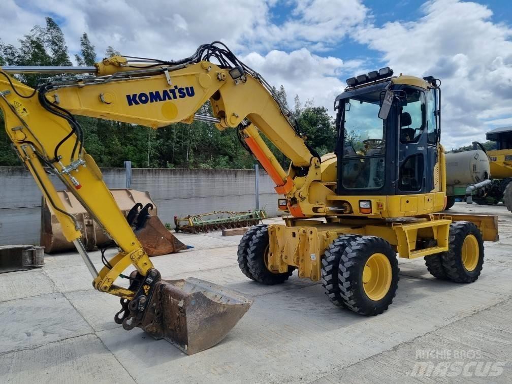 Komatsu PW 118 MR-8 Wheeled excavators