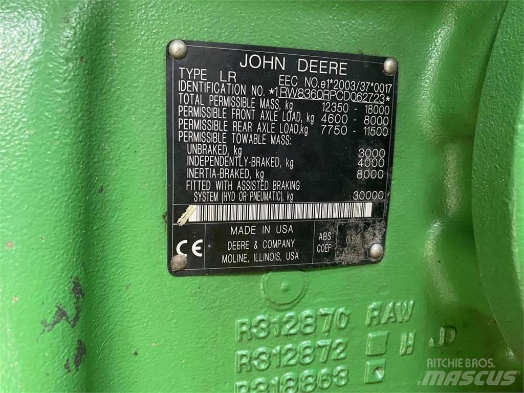 John Deere 8360R Tractors