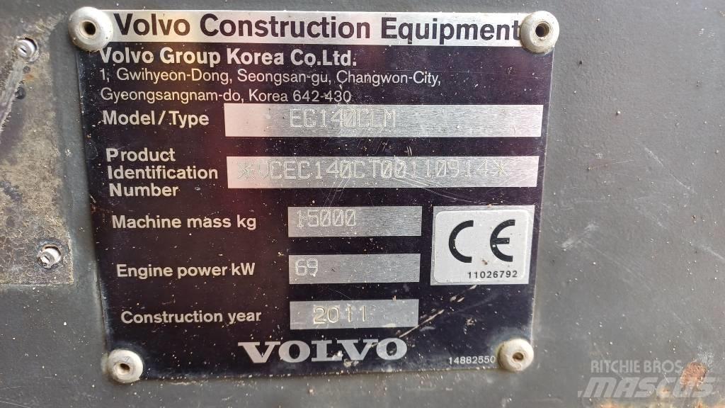 Volvo EC 140 C L M Crawler excavators