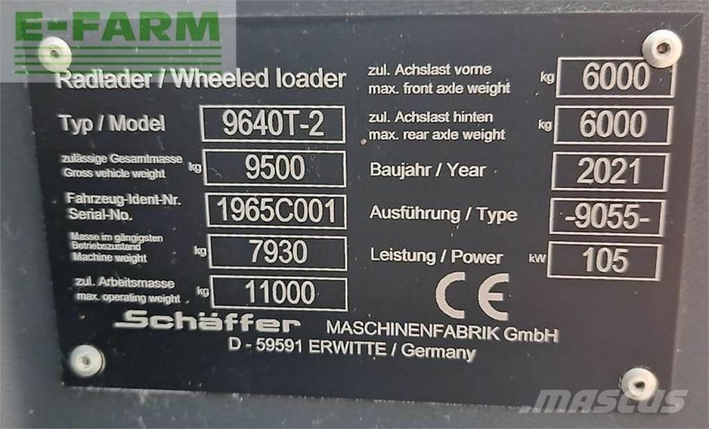 Schäffer 9640 t-2 Telehandlers
