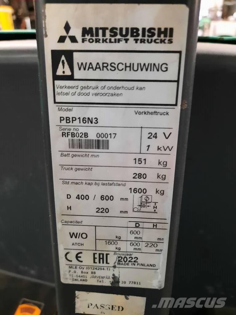 Mitsubishi PBP16N3 Low lifter