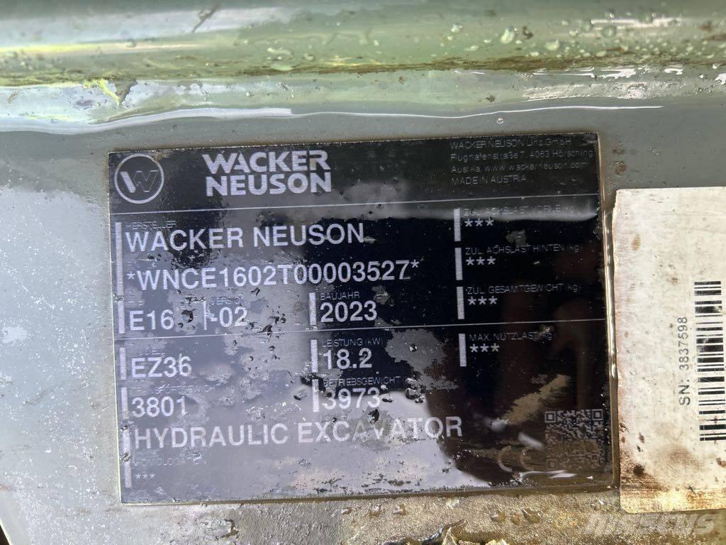 Wacker Neuson EZ36 Crawler excavators