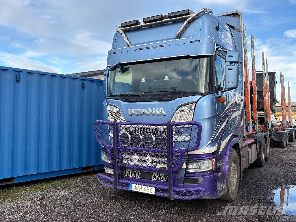 Scania R730B6X4NB Timber trucks