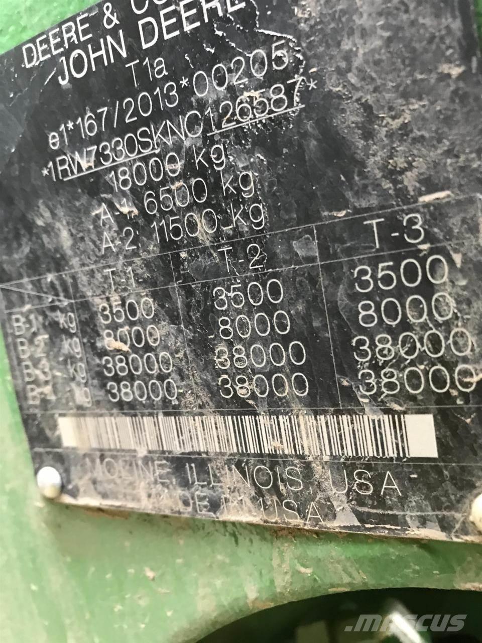 John Deere 7R 330 Tractors